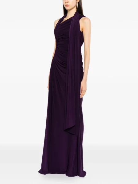 Rochie Amsale din jerseu violet
