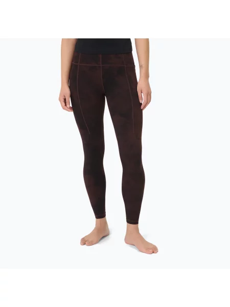 Legginsy treningowe Sweaty Betty Super Soft Yoga brown brązowe