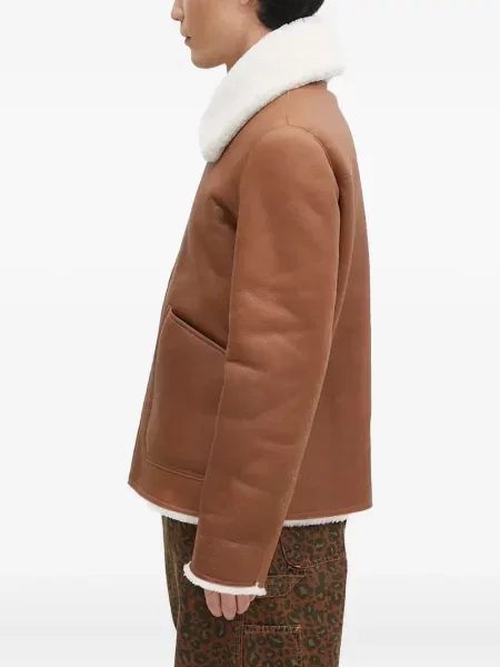 Geanta de piele Paul Smith maro