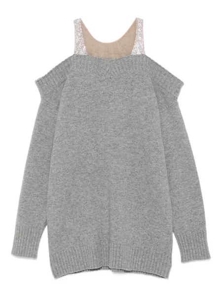 Rochie mini Giuseppe Di Morabito de costum gri