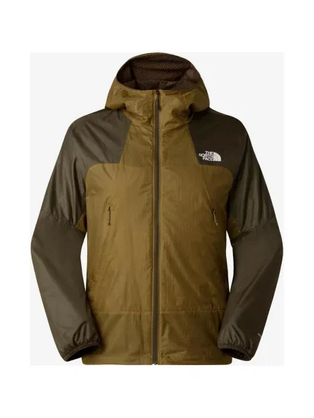 Kurtka z kapturem The North Face Ridgelite Futurefleece Wind khaki S zielona