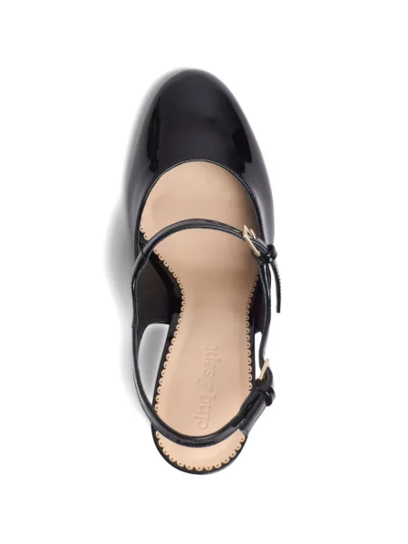 Pantofi cu toc Cinq A Sept negru