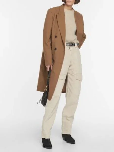 Egyenes szárú farmernadrág Isabel Marant, ãtoile bézs