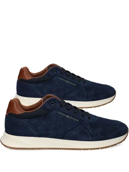Sneakersy Tommy Hilfiger zamszowe niebieskie