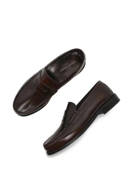 Loafersy Garment Project brązowe