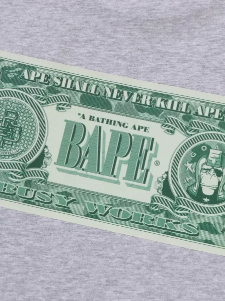Tricou A Bathing Ape® cu imagine gri
