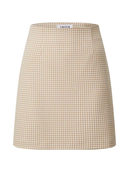 EDITED Fustă Josie bej alb