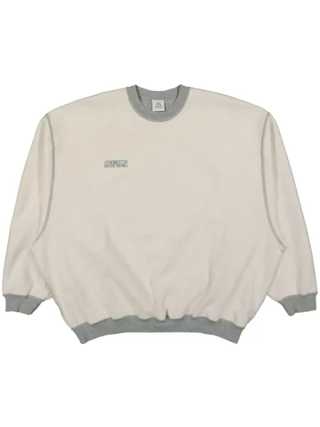 Bluza Vetements z nadrukiem szara