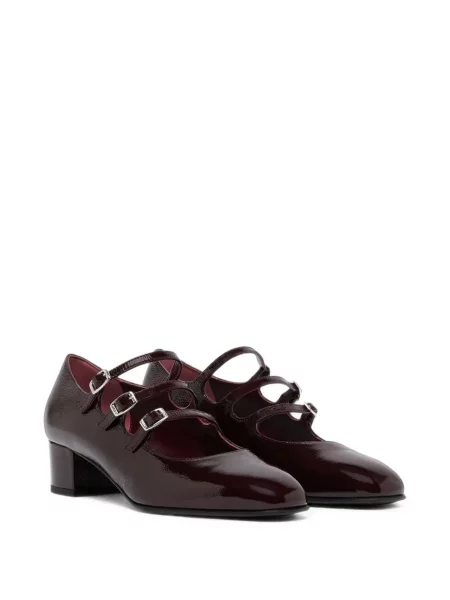 Pantofi cu toc Carel Paris cu bretele violet