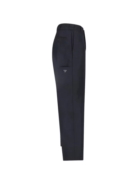 Pantaloni Prada cu autograf negru