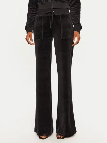 Juicy Couture Teplákové kalhoty Layla Flared Leg černá