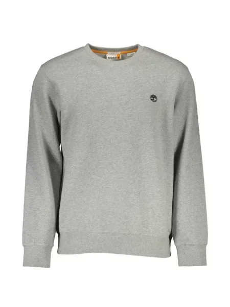 Hanorac crewneck Timberland cu decolteu rotund cu autograf gri