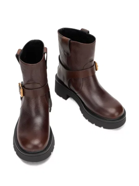 Členkové topánky Stuart Weitzman hnedá
