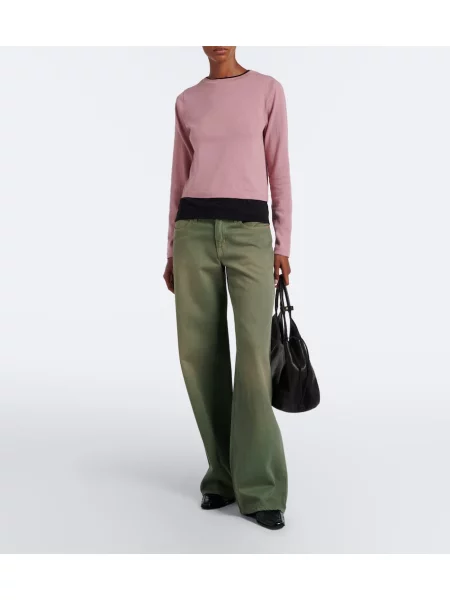 Kašmírové tričko Extreme Cashmere ružová