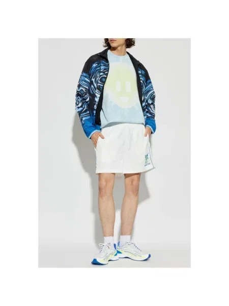 Tie dye koszulka Casablanca wiązana niebieska