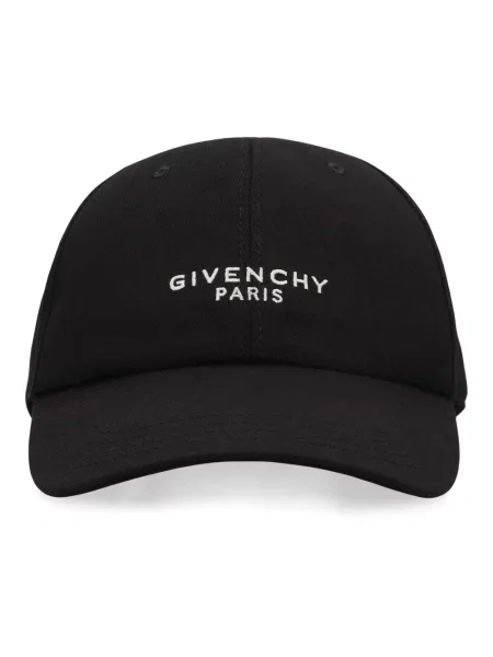 Czapka z daszkiem Givenchy z logo czarna