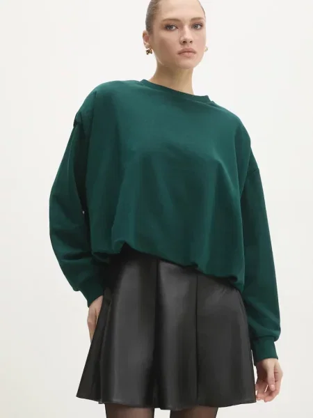 Суитчър Answear Lab зелено