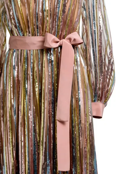 Hímzett tüll ruha Elie Saab rózsaszín