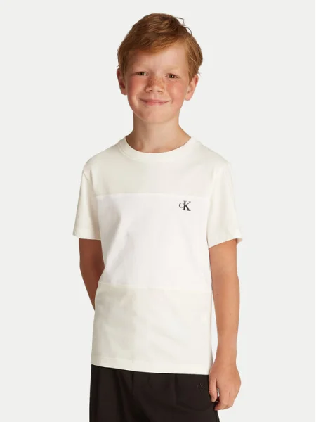 Calvin Klein Jeans 2 póló készlet Color Block Színes Regular Fit fehér