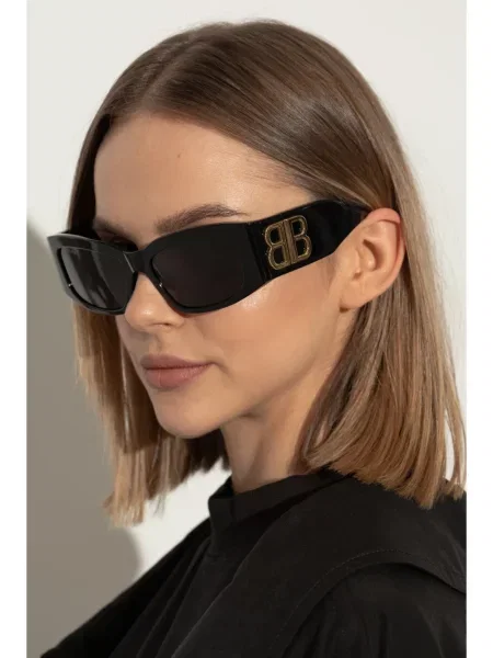Saulės akiniai Balenciaga Eyewear juoda