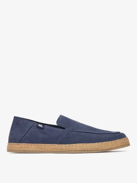 Espadryle granatowe