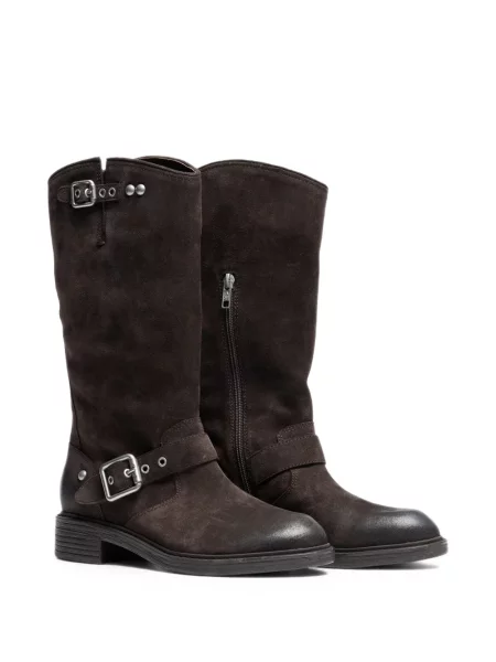 Botine Ash cu cataramă maro
