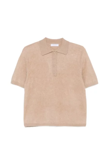 Scurt tricou polo Majestic Filatures