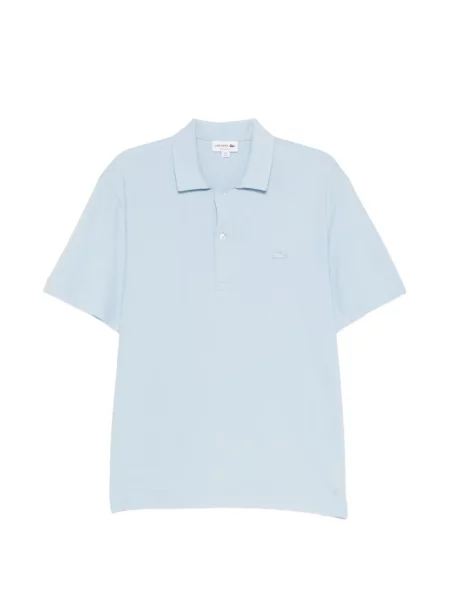Kratak polo Lacoste pokrpan plava
