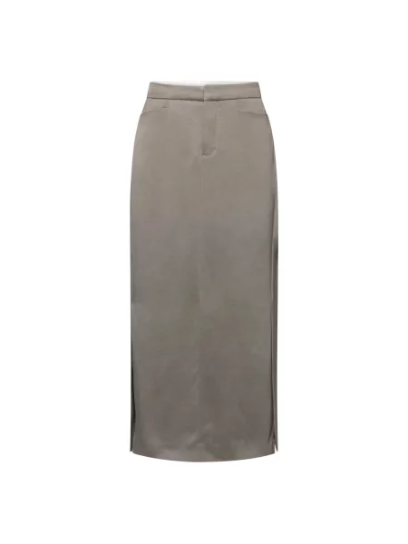 Spódnica midi Drykorn do kolan brązowa