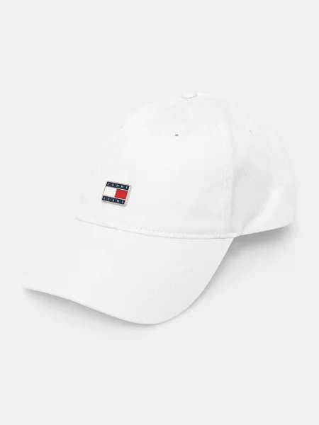Tommy Jeans baseballová čepice bílá