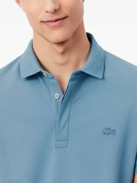 Pólóing Lacoste autogrammal kék