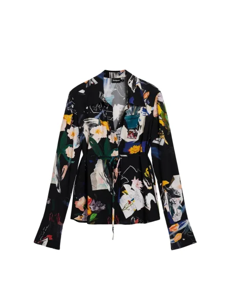 Desigual Tricou mai multe culori negru