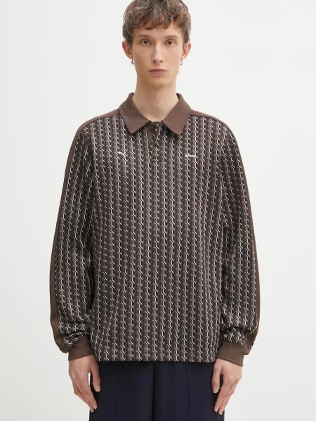 Majica z dolgimi rokavi Puma PUMA x JJJJOUND rjava