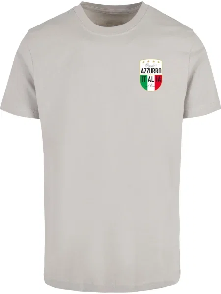 Mister Tee Tricou Azurro Italia deschis gri