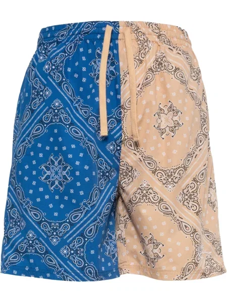 Karl Kani Pantaloni bej / albastru / gri alb