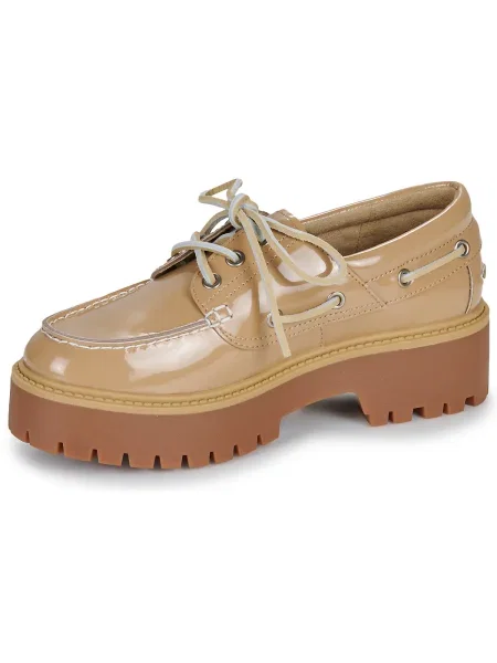 Pantofi Timberland streetstyle cu strasuri bej