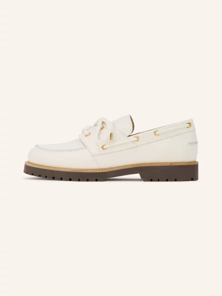 Claudie Pierlot Buty Żeglarskie weiss