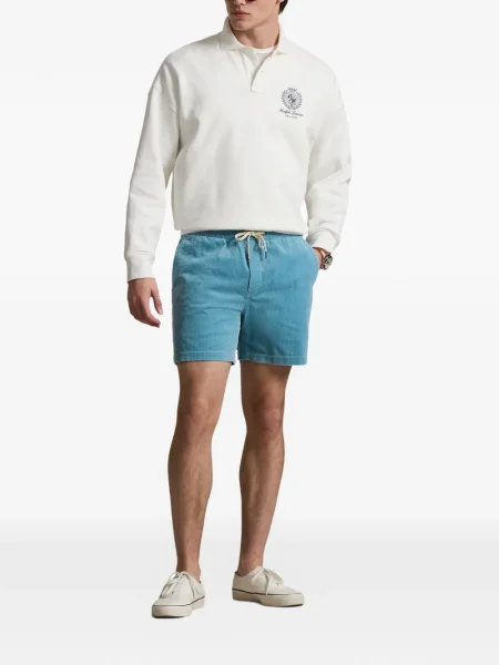 Ριγέ δερμάτινος κάλτσες Polo Ralph Lauren με κορδόνι μαύρο