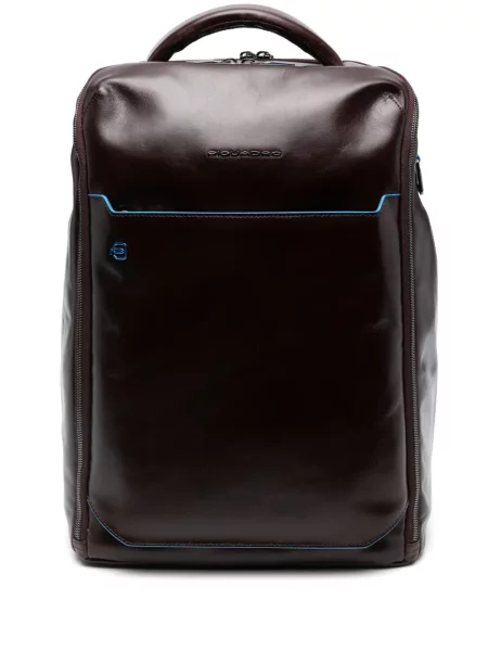 Rucsac Piquadro din piele maro