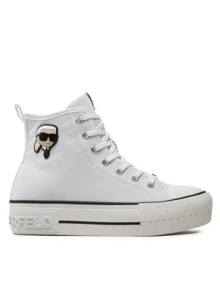 KARL LAGERFELD Plátenky biela