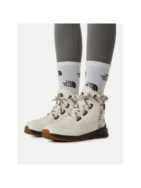 The North Face Śniegowce Thermoball Lace Up Luxe Wp Kremowy