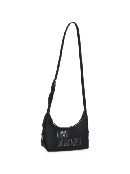 Чанта Love Moschino с автограф черно