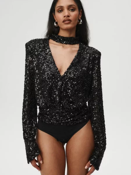 Undress Code bluza za žene Black Quartz Bodysuit Classic crna