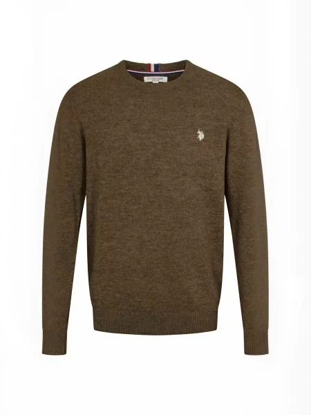 U.S. POLO ASSN. Pulover UMKetil castaniu