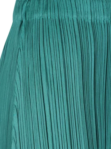 Παντελόνι Pleats Please Issey Miyake πράσινο
