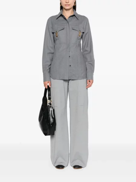 Cămașă Stella Mccartney de lână gri