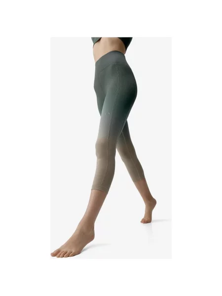 Legginsy długie Born Living Yoga Dione zielone S beżowe