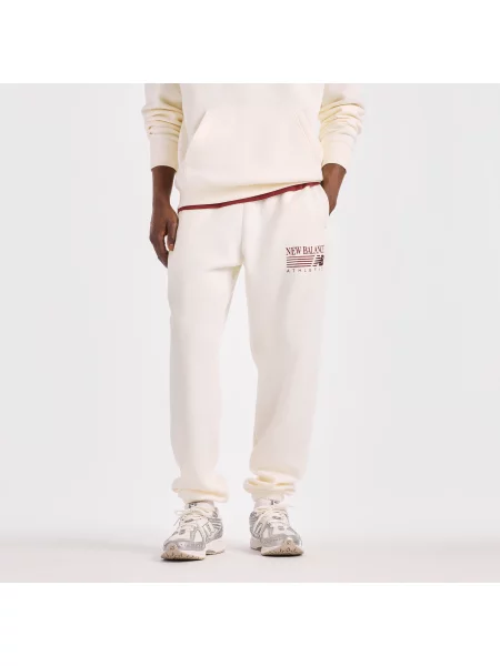 Spodnie New Balance – beżowe