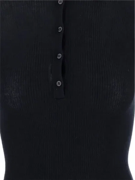 Top Sa Su Phi tricotate negru