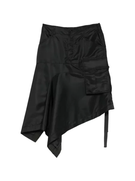 Fustă Sacai asimetrică negru
